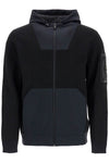 Boss men's black hoodie with zip