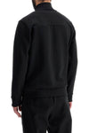 boss skaz 1 black high collar zip sweatshirt