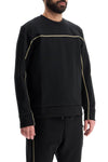 Boss men's slim fit long sleeve black sweatshirt