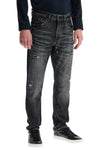 Boss regular taper jeans mid rise charcoal cotton elastane