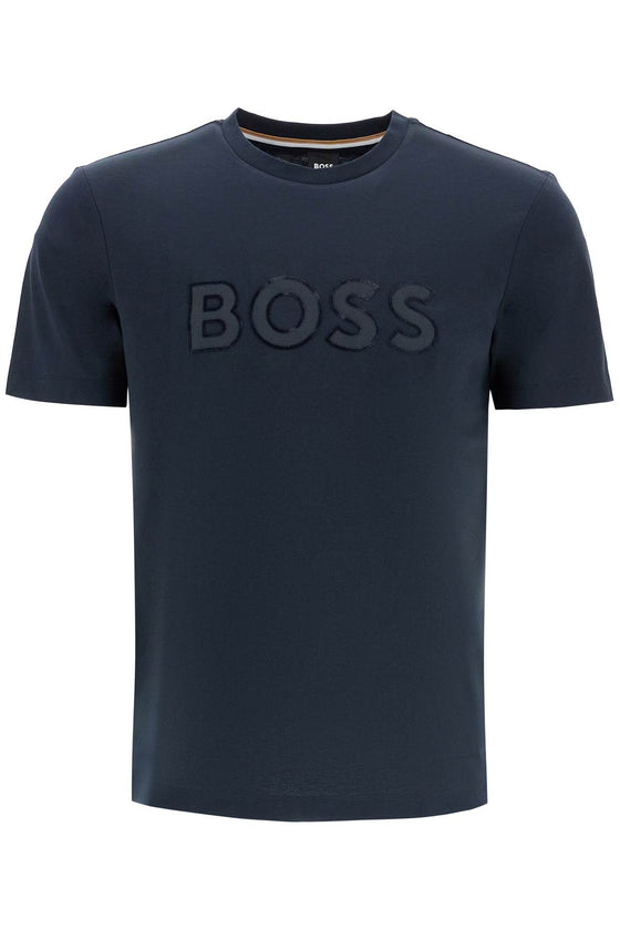 Boss t-shirt with patch logo design