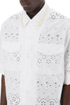 Simone Rocha "scalloped lace shirt with pearl