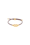 Valentino Garavani leather vlogo bracelet 'the bold