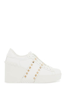  Valentino Garavani open disco wedge sneakers with