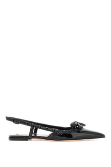  Valentino Garavani rockstud bow slingback