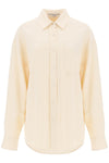 Stella McCartney oversized shirt in crepe jersey