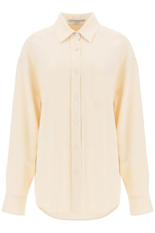  Stella McCartney oversized shirt in crepe jersey