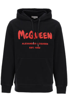  Alexander Mcqueen graffiti hoodie