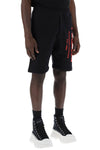 Alexander Mcqueen jersey graffiti sweatshorts