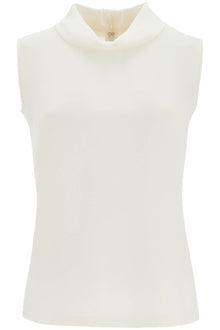  Valentino Garavani sleeveless silk top without