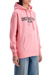 Valentino Garavani pink cotton hoodie with kangaroo pocket