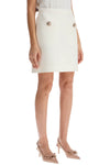 Valentino Garavani short crepe couture skirt