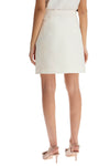 Valentino Garavani short crepe couture skirt