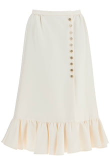  Valentino Garavani crepe couture skirt