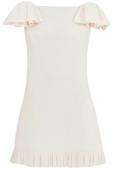  Valentino Garavani mini crepe couture dress with bows