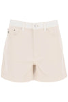 Stella McCartney banana denim shorts