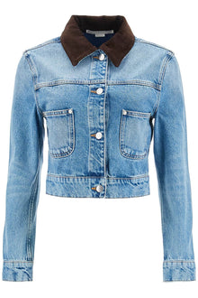  Stella McCartney cropped denim jacket for women