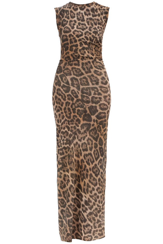 Stella McCartney 'animal print sleeveless maxi dress in