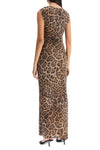 Stella McCartney 'animal print sleeveless maxi dress in