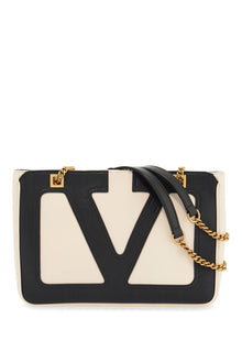  Valentino Garavani small bicolor tote with mixed handles