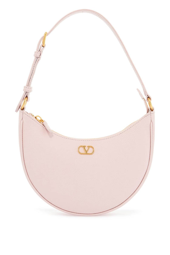 Valentino Garavani borsa hobo mini in pelle rose quartz