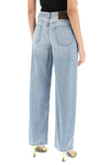 Interior remy wide leg jeans