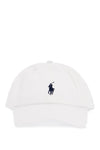 Polo Ralph Lauren white cotton baseball cap with navy embroidered logo