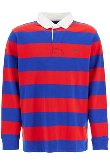  Polo Ralph Lauren long-sleeved striped polo shirt for