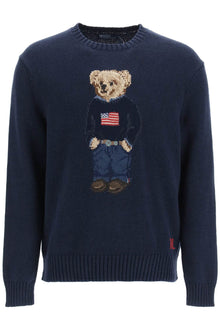  Polo Ralph Lauren polo bear cotton-linen sweater