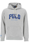 Polo Ralph Lauren men's gray cotton zip hoodie with polo logo