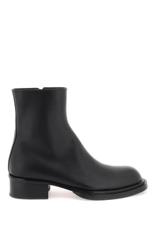  Alexander Mcqueen cuban stack ankle boots