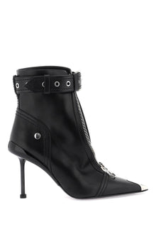  Alexander Mcqueen 'slash biker' ankle boots