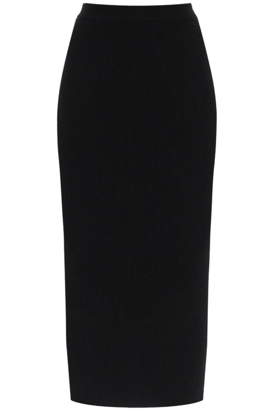 Alexander Mcqueen ribbed-knit pencil skirt