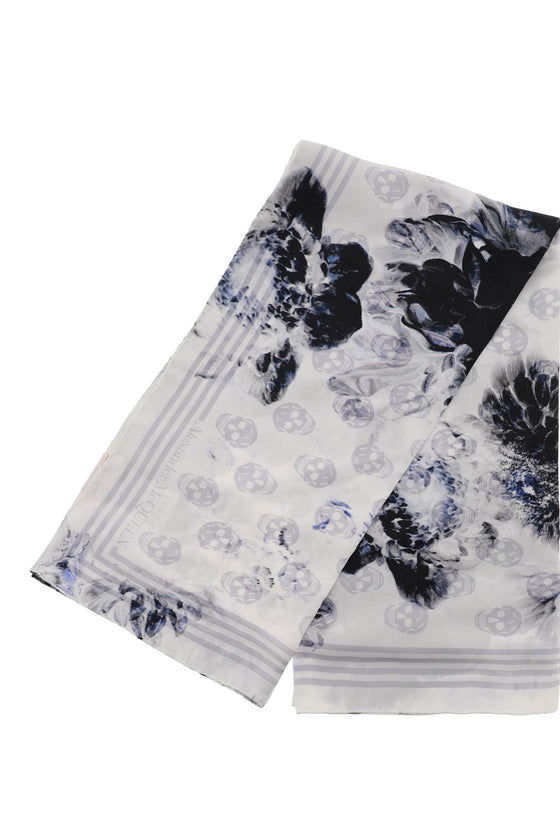 Alexander Mcqueen silk biker scarf