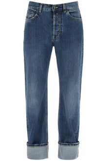  Alexander Mcqueen straight fit jeans in selvedge denim