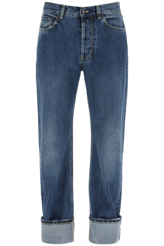 Alexander Mcqueen straight fit jeans in selvedge denim