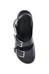 Alexander Mcqueen leather sandals with maxi buckles