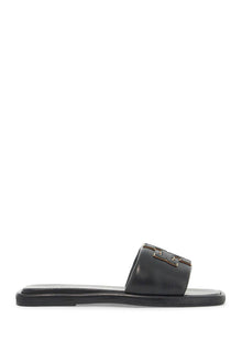  Tory Burch double t leather slides