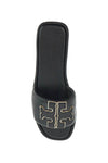 Tory Burch double t leather slides