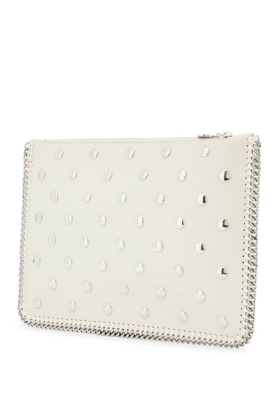 Stella McCartney falabella studded pouch with