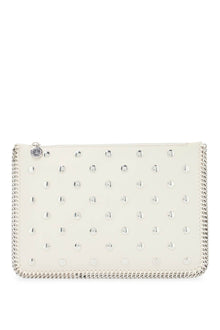  Stella McCartney falabella studded pouch with