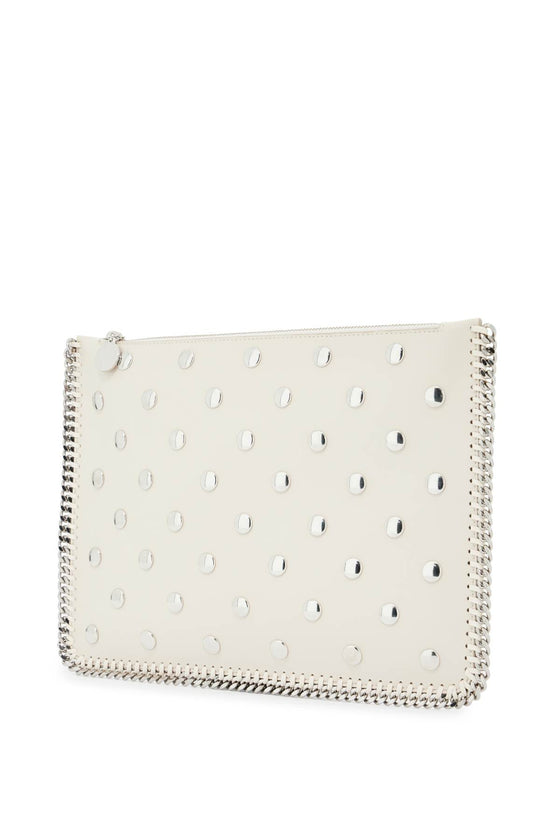 Stella McCartney falabella studded pouch with