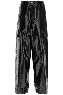  Alexander Mcqueen cargo canvas tarred trousers in