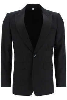  Burberry tuxedo jacket with jacquard details