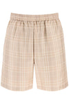 Burberry tartan silk shorts