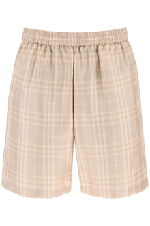  Burberry tartan silk shorts