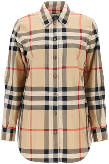  Burberry paola check shirt