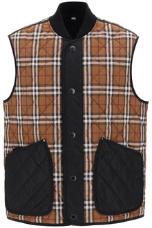  Burberry weaveron quilted vest