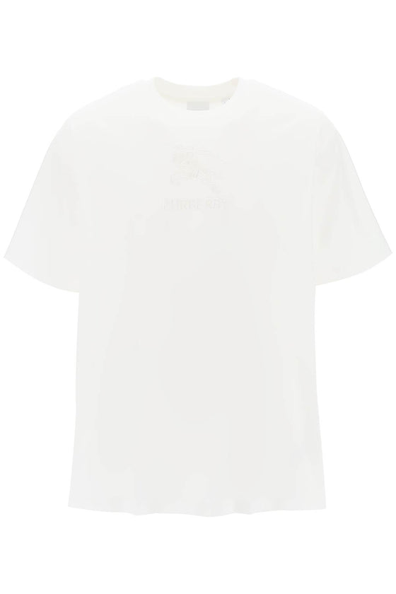 Burberry tempah t-shirt with embroidered ekd