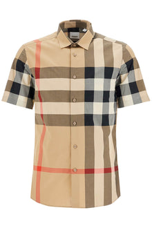  Burberry short sleeve summerton shirt